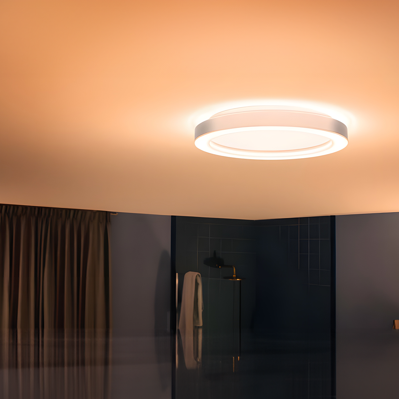 Adore Hue ceiling lamp chrome 1x40W 24V