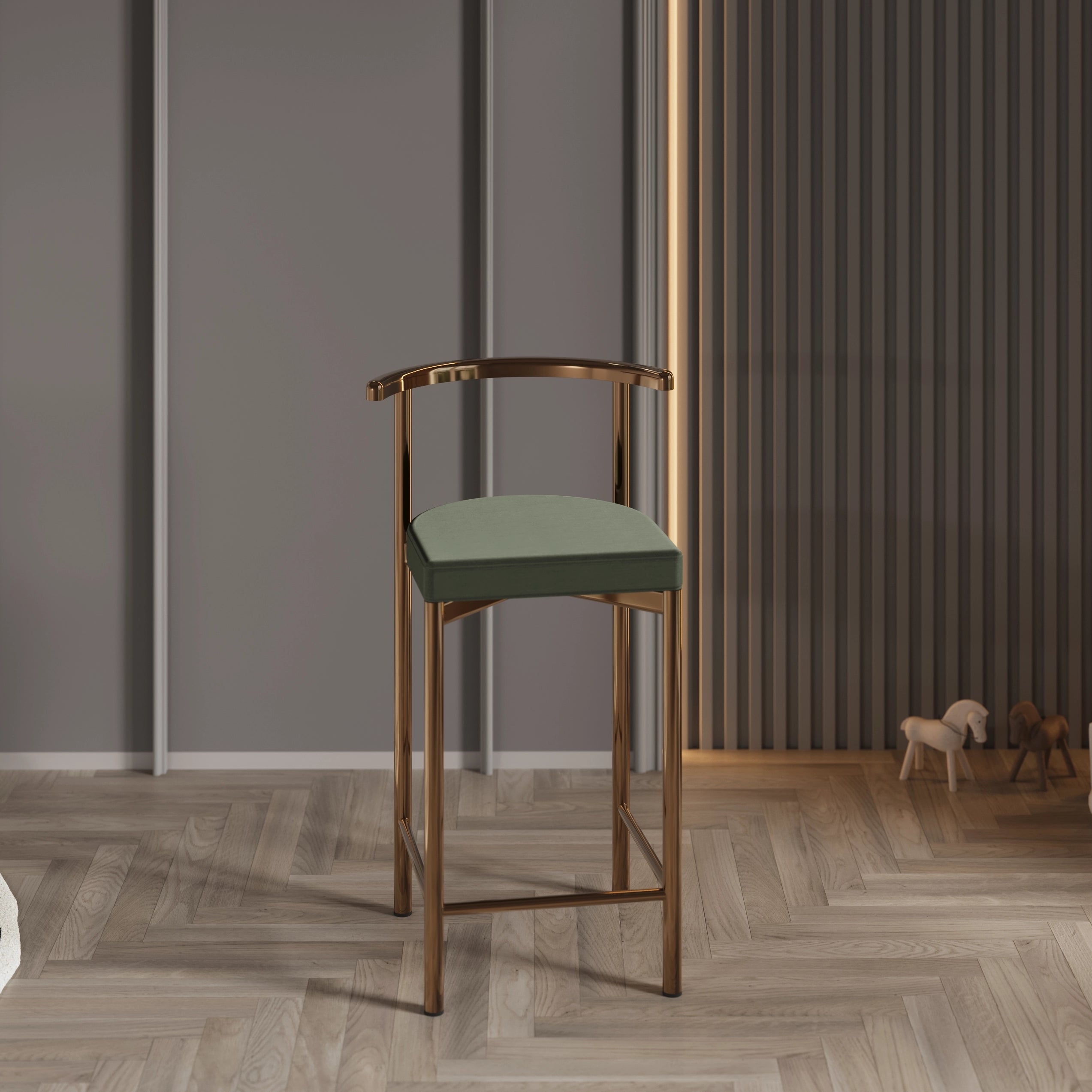 Pub Stool with Footrest