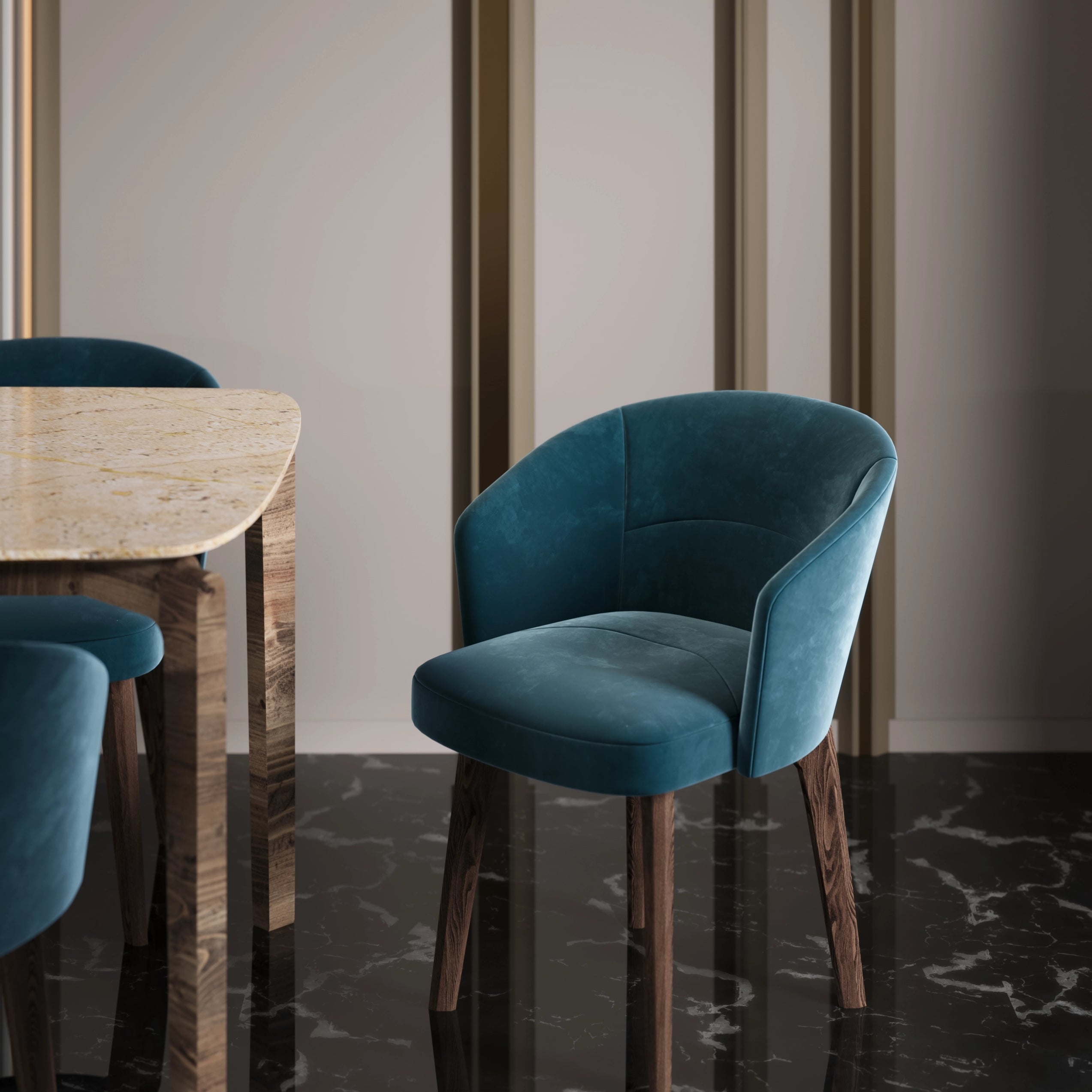 Accent Upholstered Dining Chair