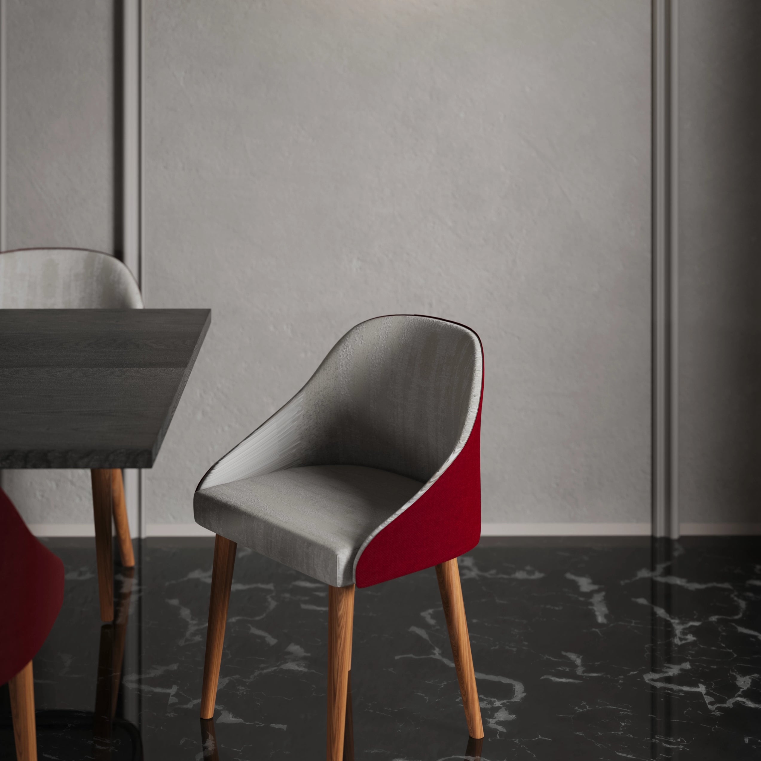 Double Tone Dining Chair